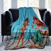1pc, Luca & Arlo's Adventure: Soft Blanket Perfect for Home Decor, Couch Cover, Outdoor Use, Travel, Camping