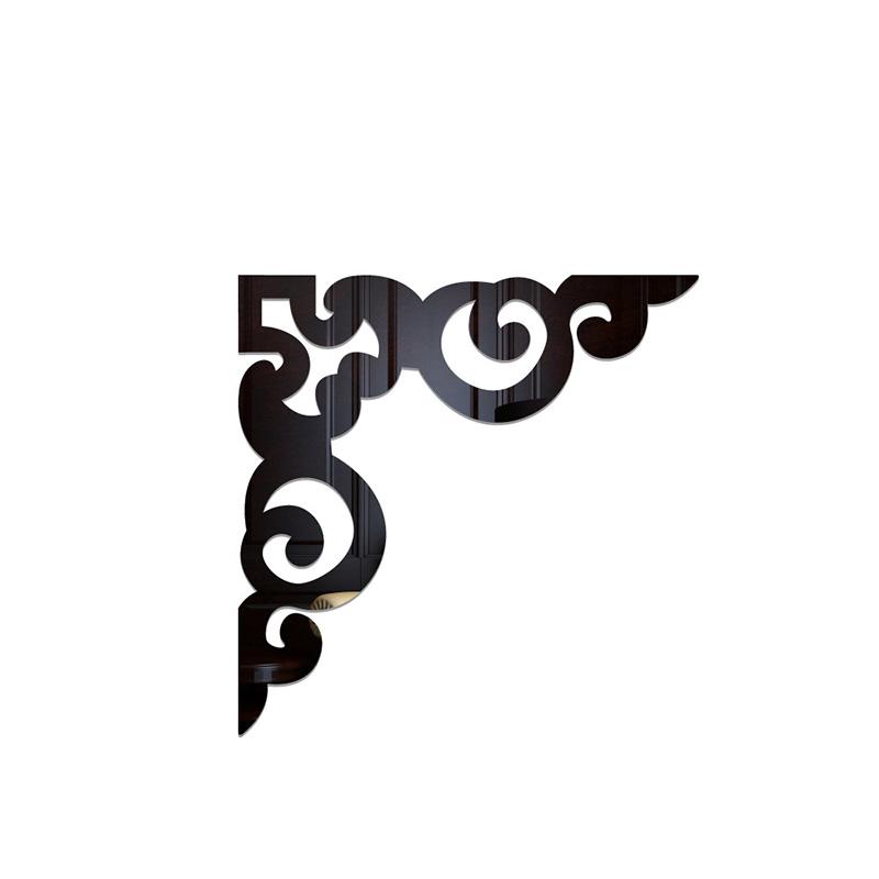 

10 шт. акриловые наклейки на стены для домашнего декора, фоновые наклейки на стены, потолочные украшения для углов шкафов, 3D-зеркальные наклейки для мебели