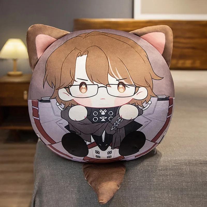 

10cm Anime Honkai: Star Rail Kafka Jingyuan Luocha Ren Plush Cat Ears Dolls Toys Dango Keychain Pendant Cartoon Cosplay Kid Gift