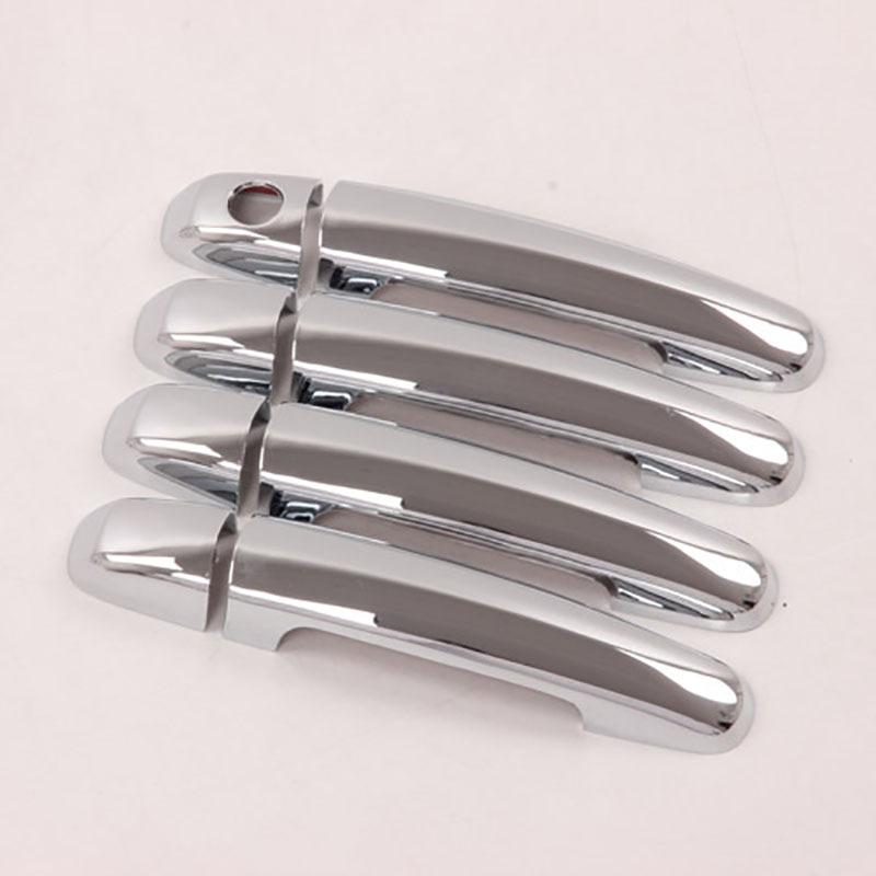 Car ABS Chrome Exterior Door Handle Cover Trim Sticker For SX4 For S-CROSS Swift 2005-2010 Grand Vitara 2005-2012
