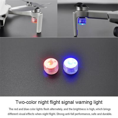 (H0826)2Pcs Night Search Strobe Warning-Flashing LED Signal Lights for  Mavic Mini