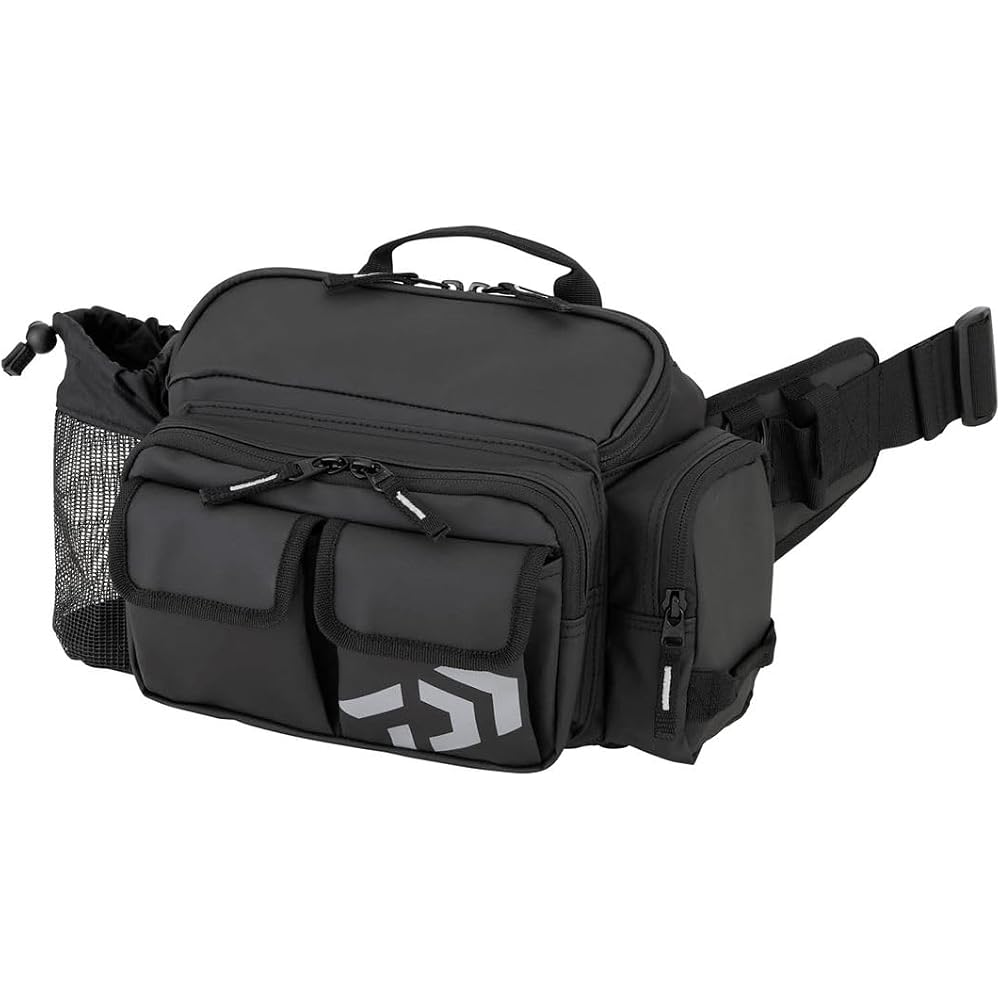 Daiwa Hip Bag LT(D) Black Lightweight Design Durable Outdoor Accessory