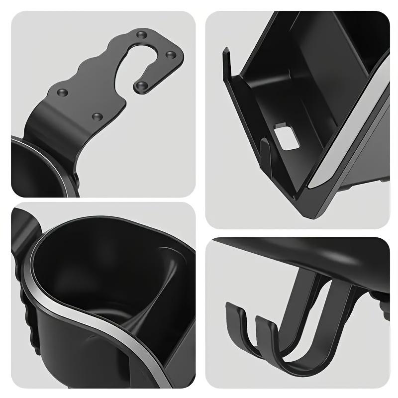 Car Rear Seat Fixed Storage, Tea Cup, Water Cup Holder, Car Seat Back Storage Box, Car Multi-Functional Hook Storage Rack