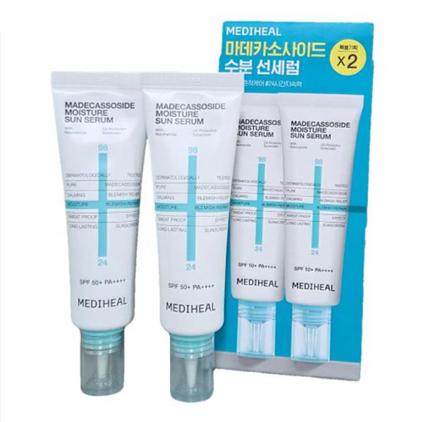 MEDIHEAL Madecassoside Moisture Sun Serum Trace Repair Set 50g ×2