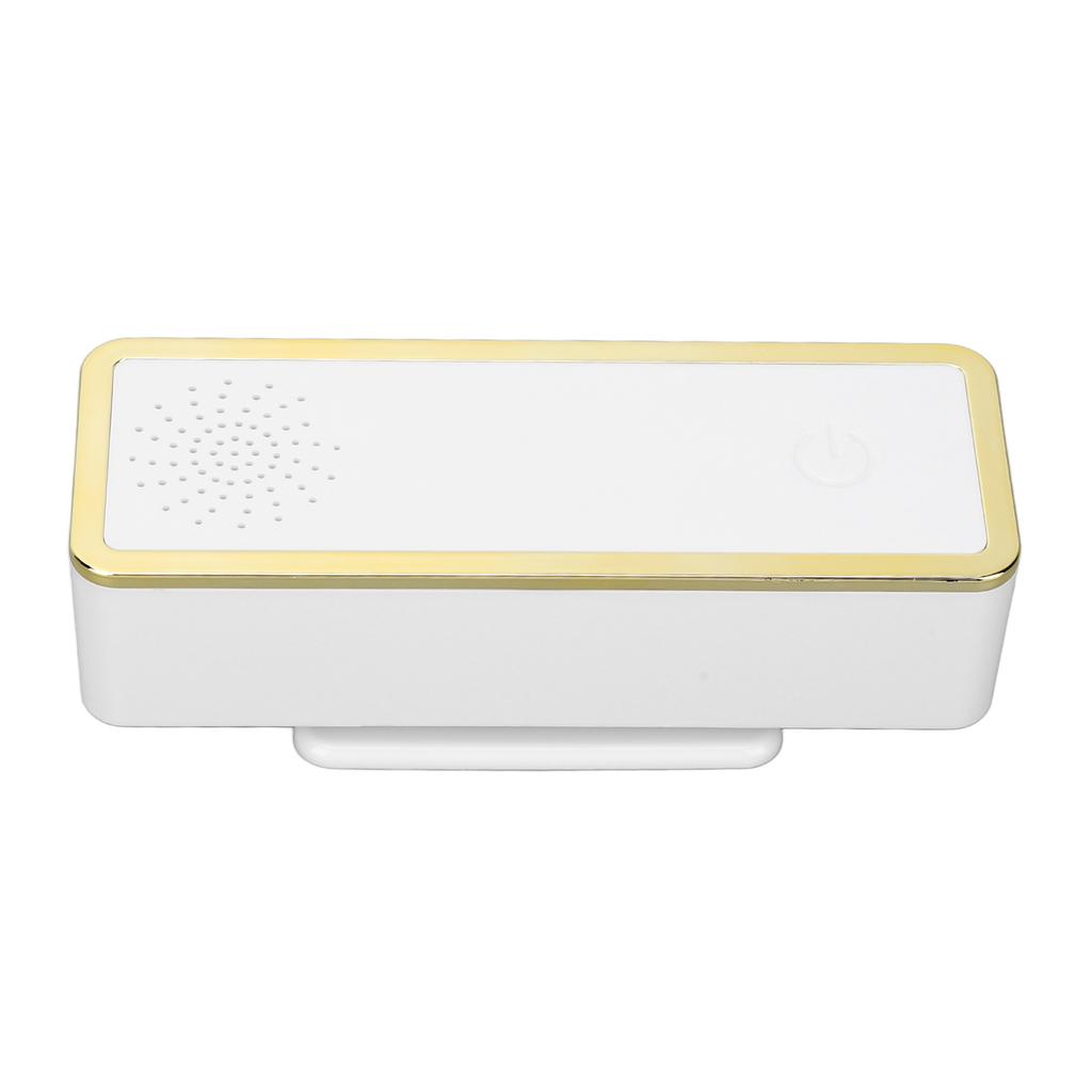 Air Ionizers Rechargeable Mini Portable Moisture Proof Odor Removal LED Air Cleaner for Closet Shoe Cabinet White