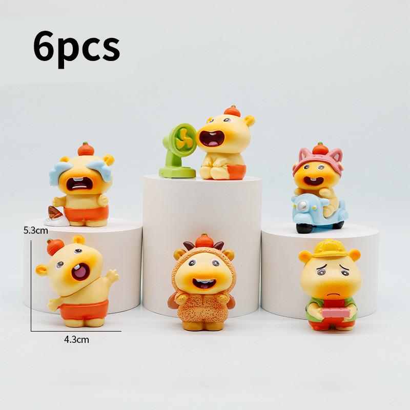 

Capybara Pvc Charming Car Ornament For Kids Gift And Room Decoration Style A