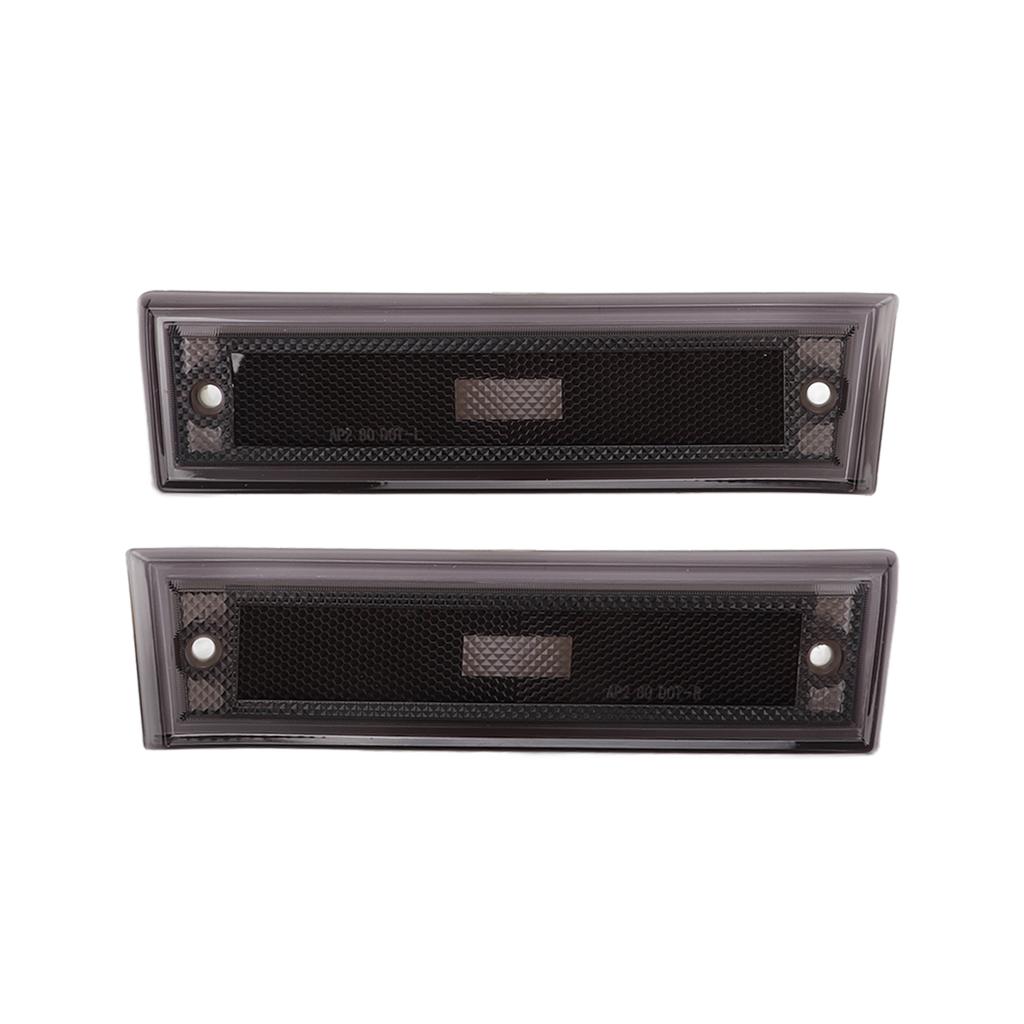 Car Front Bumper Side Marker Light Housing Cover Accessory Replacement for 1981‑1991