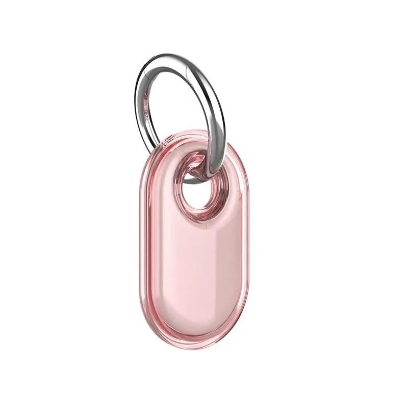 TPU Case Anti-Drop Protective Case with Keychain Anti-Scratch Trackers Holder for Keys Wallet Luggage Pets for Galaxy SmartTag 2