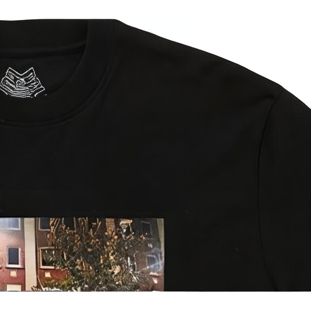 Palace Herbst Winter Kollektion 10 Fußabdruck T-Shirt Mit Vintage Amerikanisches Auto Logo Unisex Oberteile Schwarz P25TS315
