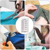 Quick Gauge Ruler No Counting Needed Stitch Gauge Transparent Stitch Measurement Tool with Inch Scale Grid for Sewing Crochet Projects