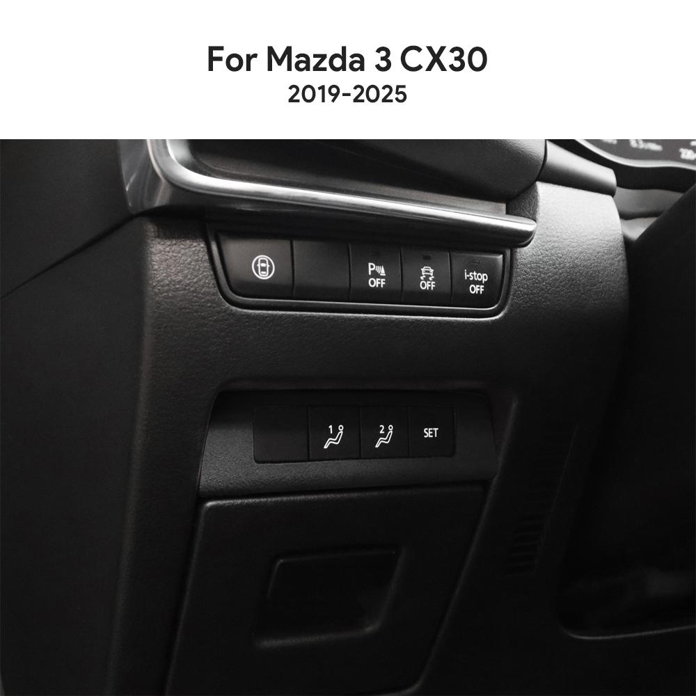 Top Suede Trim LHD RHD Sticker For Mazda 3 Axela BP CX-30 2019 2020 2025 2025 2025 2025 2025 Car Seat Memory Adjustment Panel