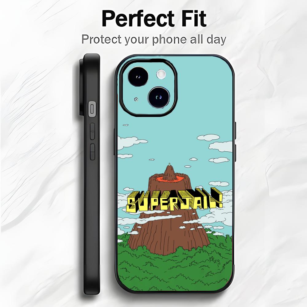 

Animated Adult Comedy S-Superjail Phone Case Phone Case Soft Packaging Lightweight For iPhone17 16 15 14 13ProMax iphone12promax