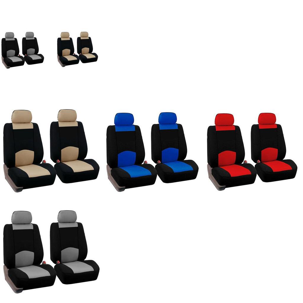 4 Stück Sitzbezüge Universal für Auto Polsterbezug Abdeckung Vorne Auto Abdeckung Sitz
