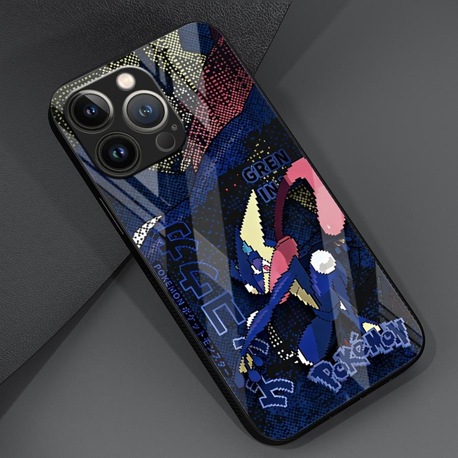 

Cool Anime Pokemon Glass Case for iPhone 17 Pro Max XR 15 Plus 8 13 12 Air 14 11 16 Phone Cover iPhone 13