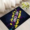 1pc Zipper Word Print, Design Indoor Area Rug - Soft, Anti-Slip, and Durable Gaming Room Decor for Bedroom, Living Room