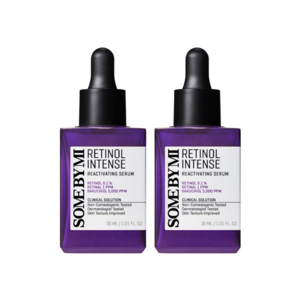 

[1+1] Some By Mi Retinol Intense Reactivating Serum 30ml × 2 – Anti-Aging Retinol + Bakuchiol Duo Set