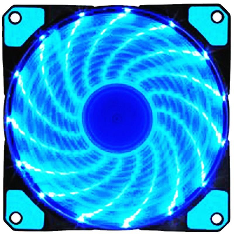 120mm RGB PC Cooling Fan Case Fans Computer Case 15 Lights Streamer 12025 Chassis Fan RGB LED PWM Light Heat Dissipation Fan