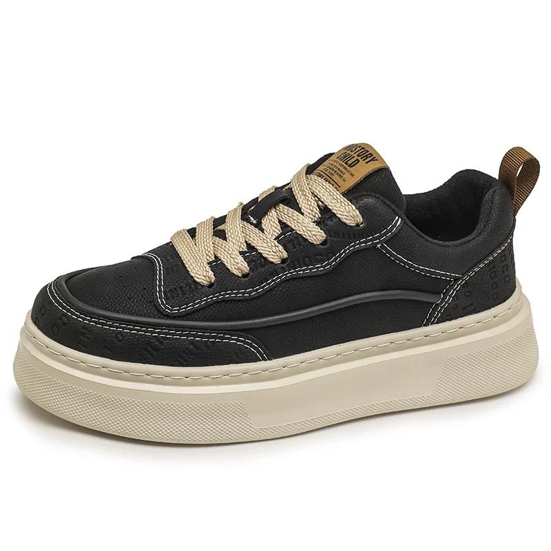 Nuevos Zapatos Casuales de Cuero de Moda para Hombre Simples Hombres Retro Cuero Genuino Planos Diseñador Elegantes Formales Zapatos de Trabajo para Viajeros