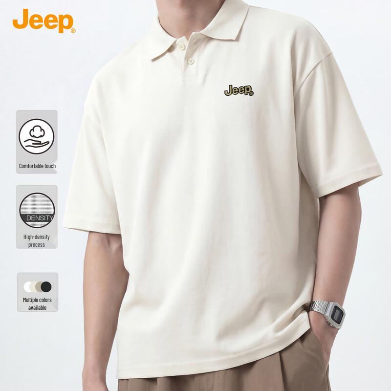 Jeep Men's Summer Cool-Feel Polo T-Shirt
