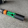 Leaf Blower Attachment Universal Nozzle Fits 2-4 Inch Outlets Durable Weather-Resistant Air Booster Yard Cleaning