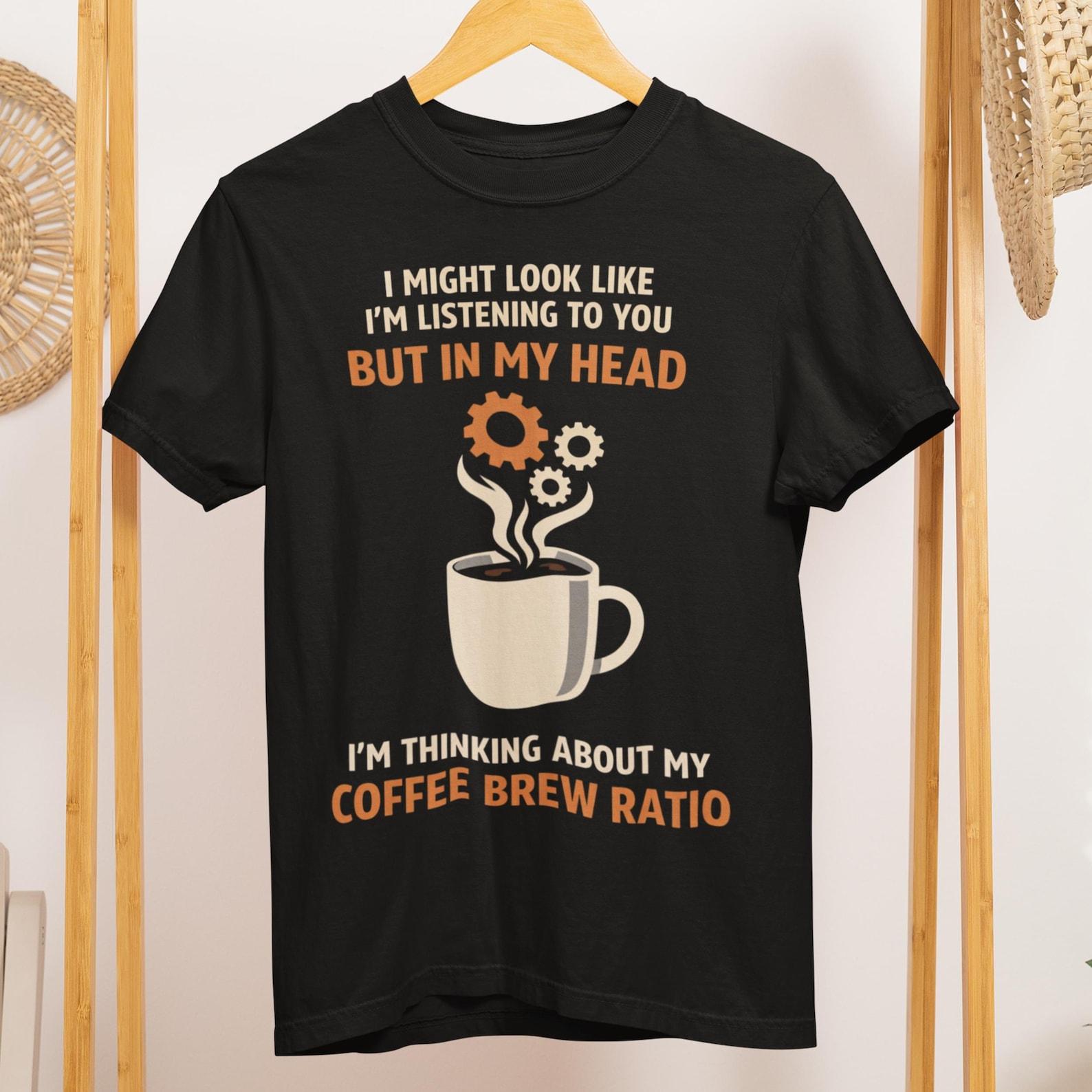 Coffee Brew Ratio T Shirt Funny Coffee Lover Gift Barista Humor Tee 3XL