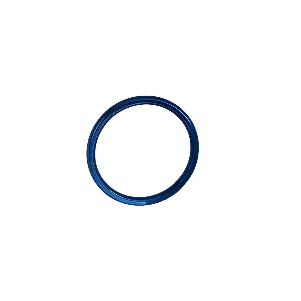 Men's 468mm Polished Titanium Steel Ring - Simple, Sweet Couple Style