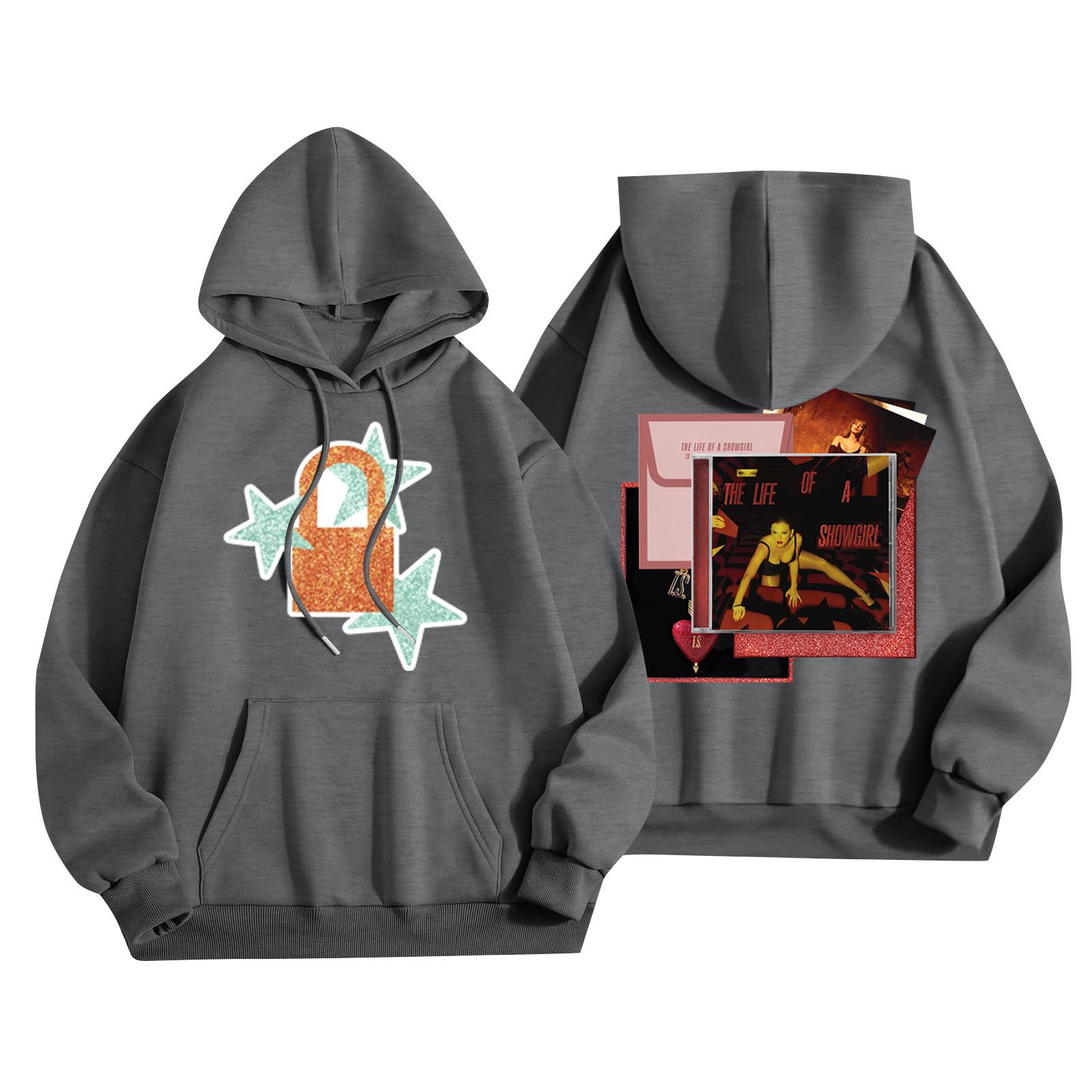 

Women s Fashion Lightweight Long Sleeve Pullover With Pockets Print Hoodie XL