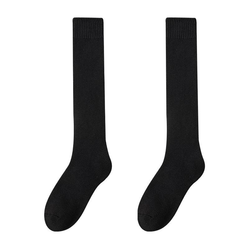Women's Anti-Pilling Winter Compression Calf Socks - Thick Terry, Slimming, Versatile, Leg-Beautifying Design