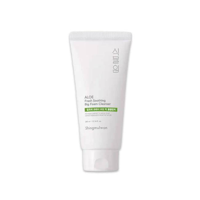 Welcos Shingmulwon Aloe Fresh Soothing Big Foam Cleanser 300ml  (3 Options) - DAISO #300ml x 1pcs