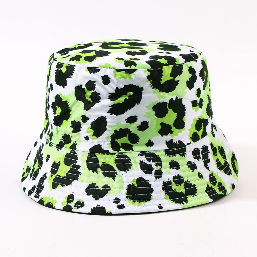 Leopard Print Fisherman Hat Fashionable Versatile Basin Hat Spring Autumn Sun Hat Adjustable Size