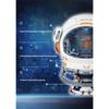 Space Capsule Universe Adventure Building Brick Astronaut Helmet Figures Block Construction Model Educational Toy With Light