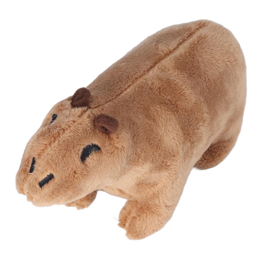 Capybara Stuffed Animal Doll Cute Soft Realistic Cartoon Capybara Rodent Plush Toy for Children"s