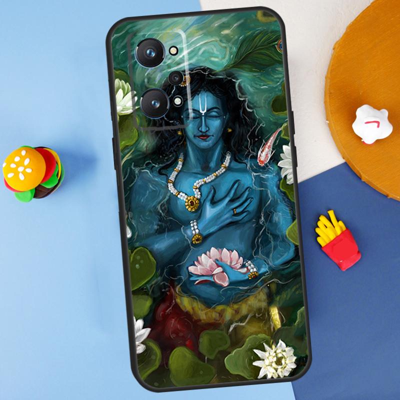 Indian God Lord Krishna For Realme GT7 Pro GT 6T 6 5 C67 C61 C55 C53 C51 C21Y C25S C75 10 11 12 13 14 Pro Plus Case