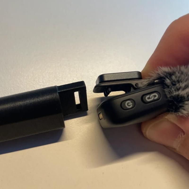 1 pièce de pièces de support de microphone pour DJI Mic Microphone sans fil Mini Support spécial Base Accessoire pour l'enregistrement d'interviews