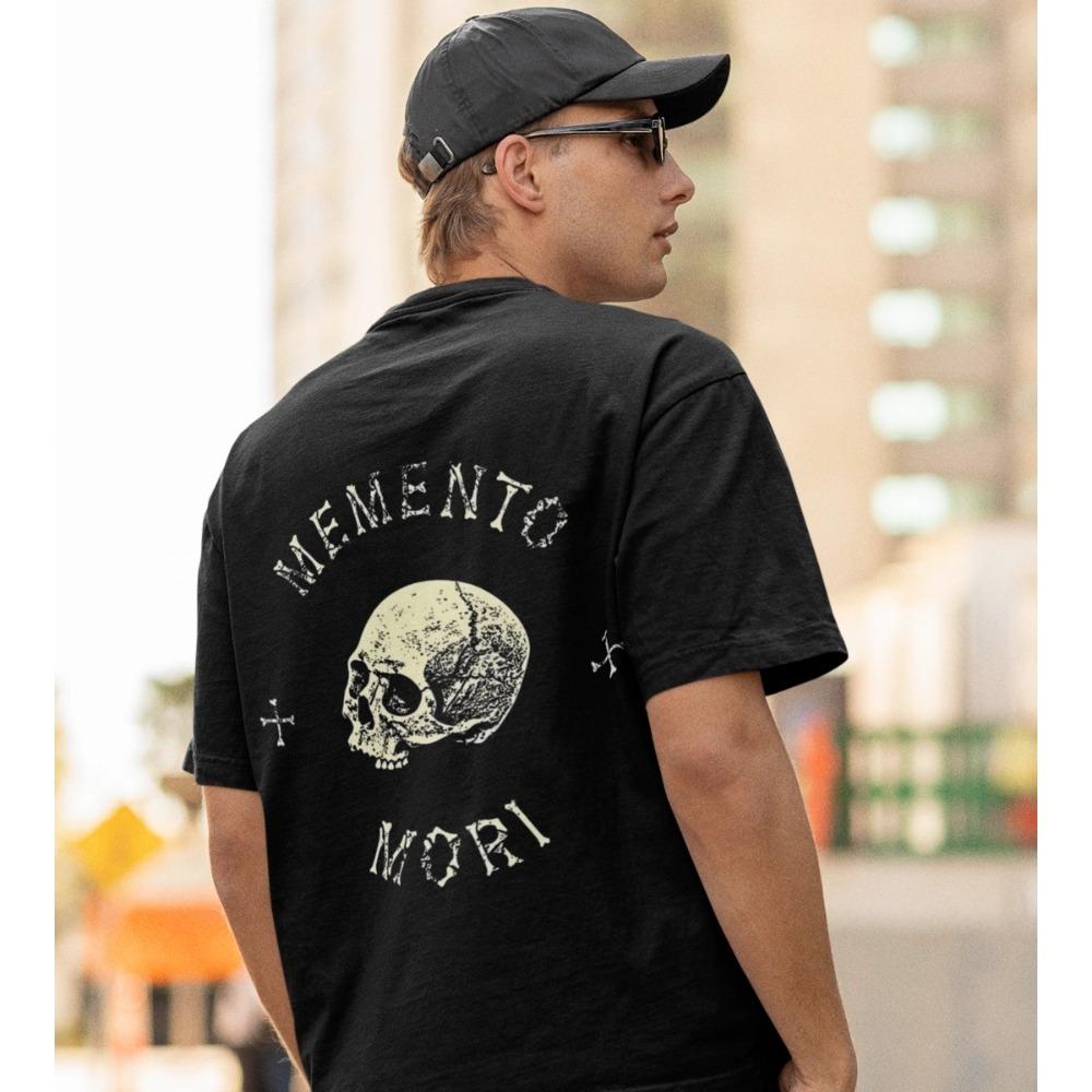 

Memento Mori Skull Snake T-Shirt Men Women Gothic Streetwear Retro Aesthetic Graphic Cotton Short Sleeve Oversized Unisex Tee 5XL різнокольоровий