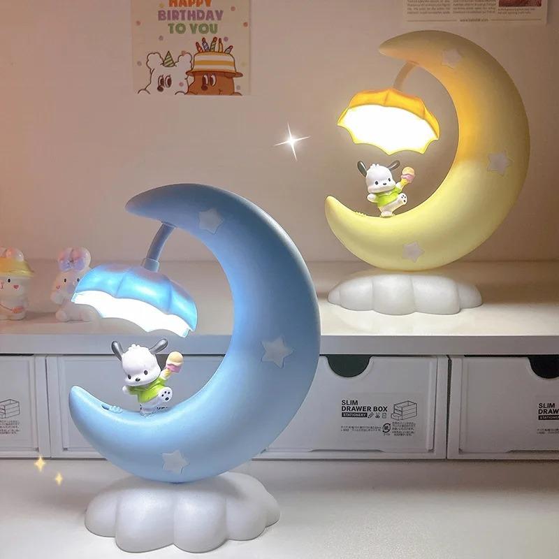 Cute Night Light Table Lamp Bedroom Sleep Bedside Lighting for Kids Room Desktop Decor Girls Birthday Gift Ambient Lamp
