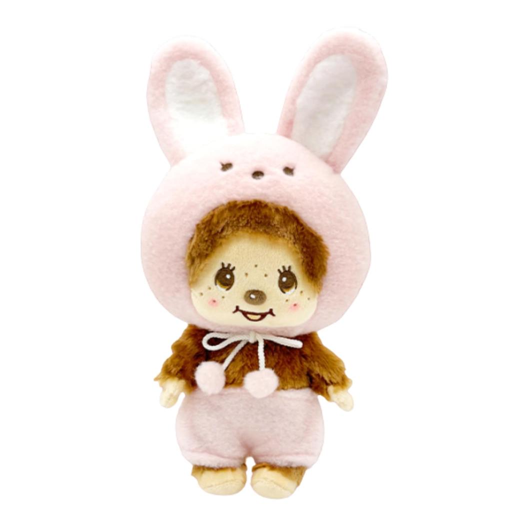 Monchhichi Rabbit MB Plush, Pink, Approx. 32 cm