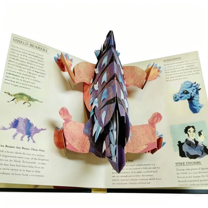 Dinosaur Encyclopedia 3d Paper Book For Prehistoric Animal Learning And Gift