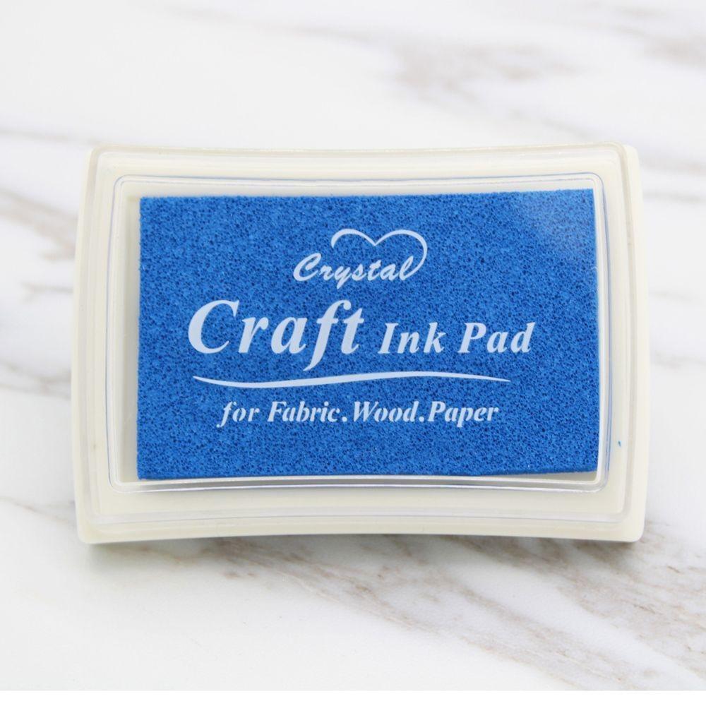 Colored Ink Pad for DIY Rubber Stamps, Children's Finger Painting, Calligraphy, and Journals