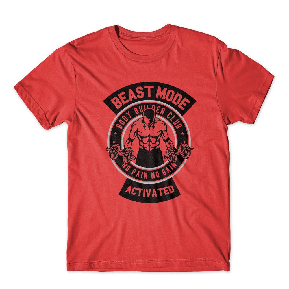 

Beast Mode Activated T-Shirt 100% Cotton Premium Tee New S