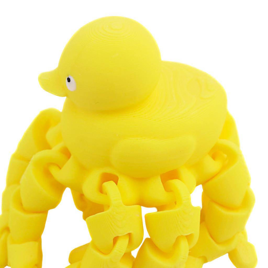 3D Printed Octopus Duck Model, Joints Can Swing, Novel Animal Shapes, Creative Stress Relieving Toys