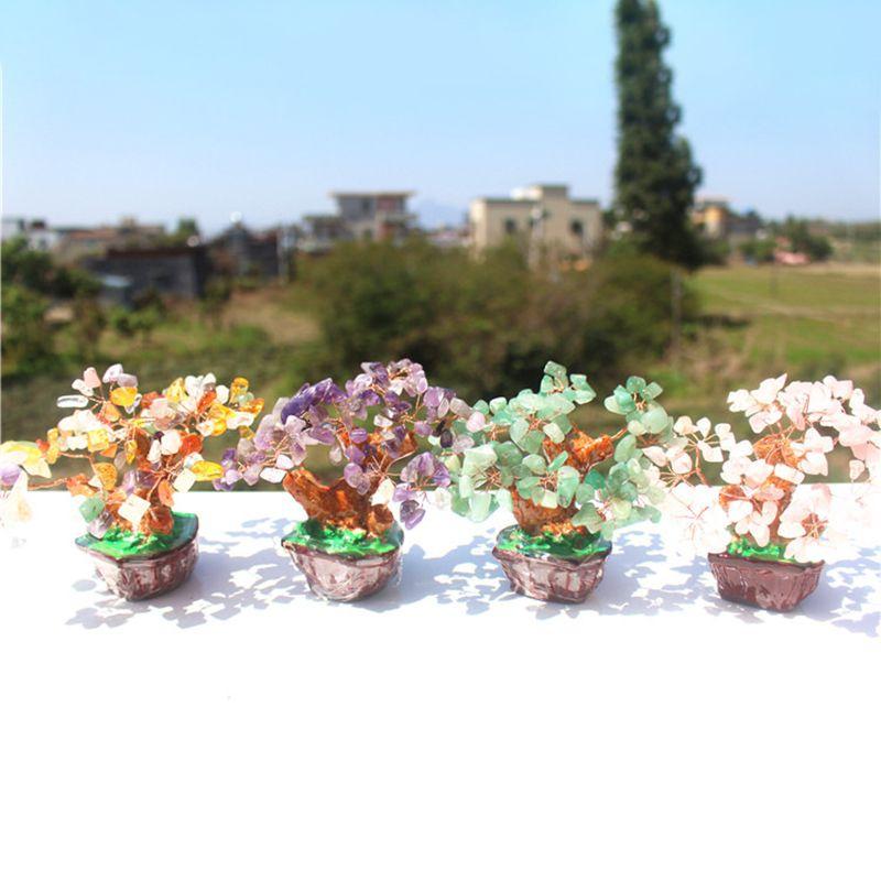 Exquisite Crystal Tree Fortune Money Wealth Spiritual Lucky Tree For Prosperity And Abundance