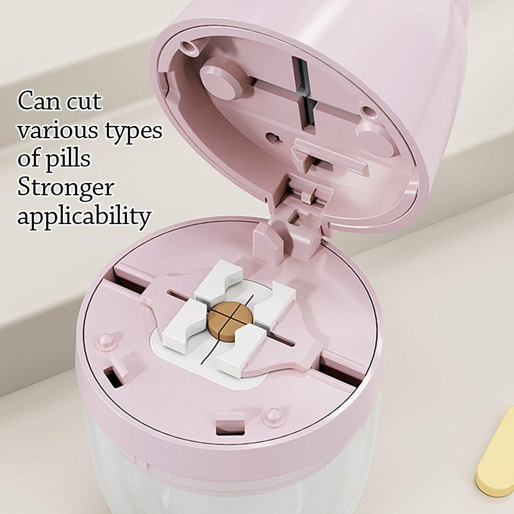 Läkemedelstablett Kvartsdela Pillerdelare Dammavvisande Avdelare Organizer Krossare Pillerdelare Pillerdelare Förvaringslåda