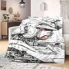 Gundam RX-93 Nu Flannel Blanket Warm,Comfortable,Suitable for Bedrooms,Sofas,Beds,Chairs,Picnics,Travel