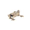 Retro Messing Mini Frosch Miniaturen Figuren Vintage Tierfigur Kröte Desktop Ornamente Heimdekoration Handwerk Tee Haustier Dekor