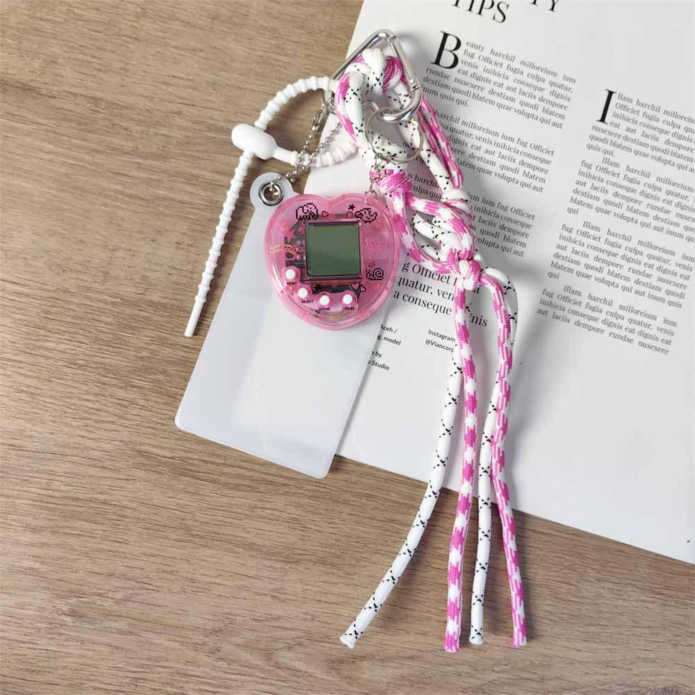 Trendy Pet Game Console Keychain & Lanyard ID Holder Charm
