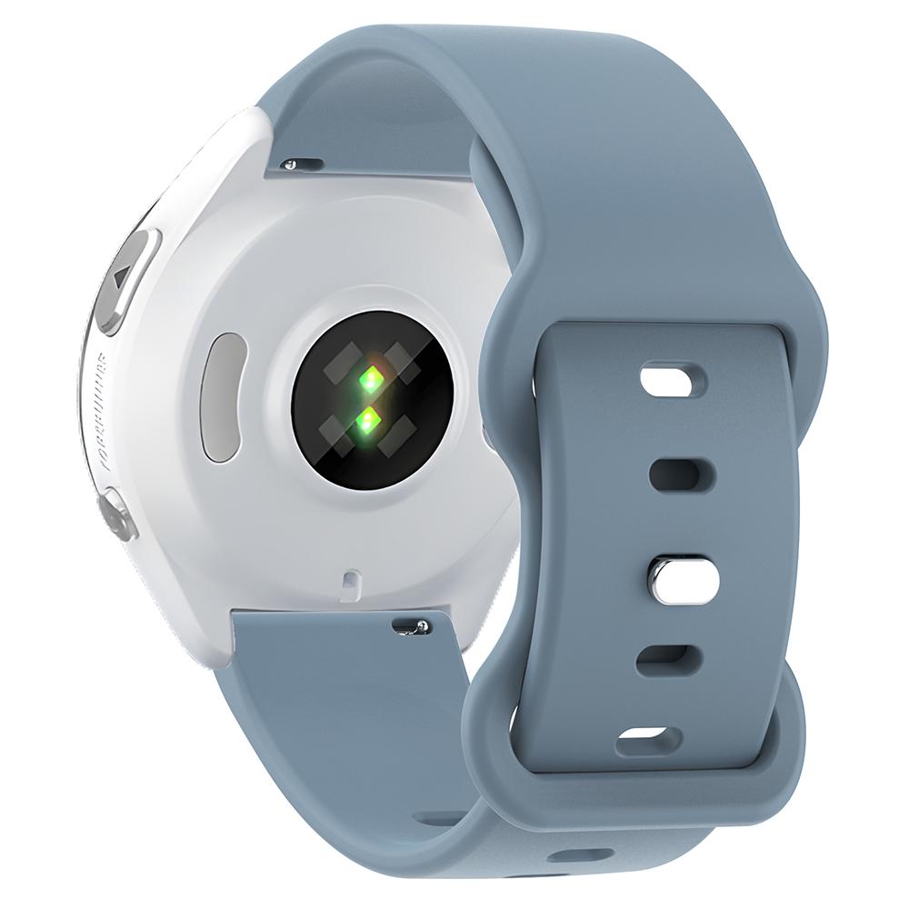 

For Huawei Watch GT 3 42mm/GT 3 Pro 43mm Universal 20mm Silicone Watch Strap Butterfly Shape Buckle Band Rock Cyan