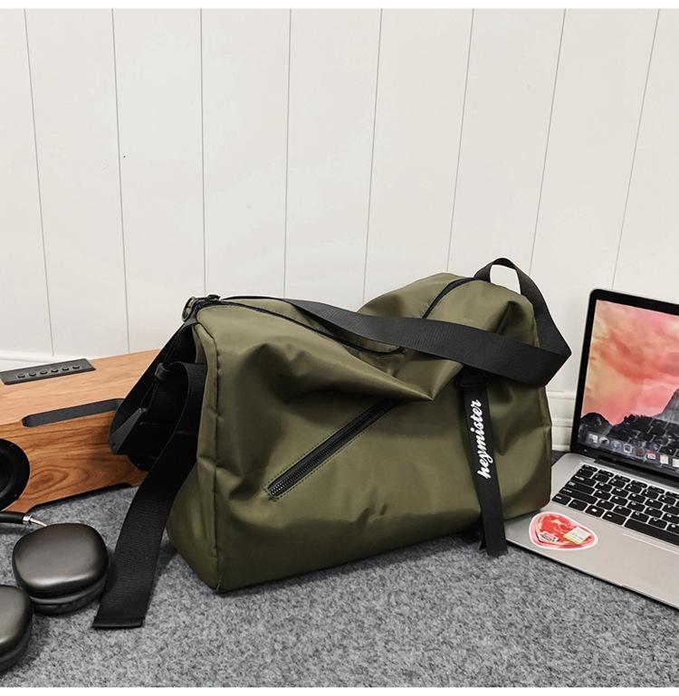 School bag, Japanese versatile shoulder bag, lazy wind drooping messenger bag, literary class bag, messenger bag, casual and simple travel bag