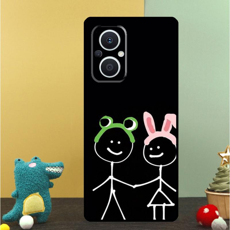 Cartoon Matchman Case For OPPO Reno 15F 13F 14F 12 11 F 10 14 15 Pro 7 8 Lite OPPO Find X9 X8 X6 X5 Pro Cover