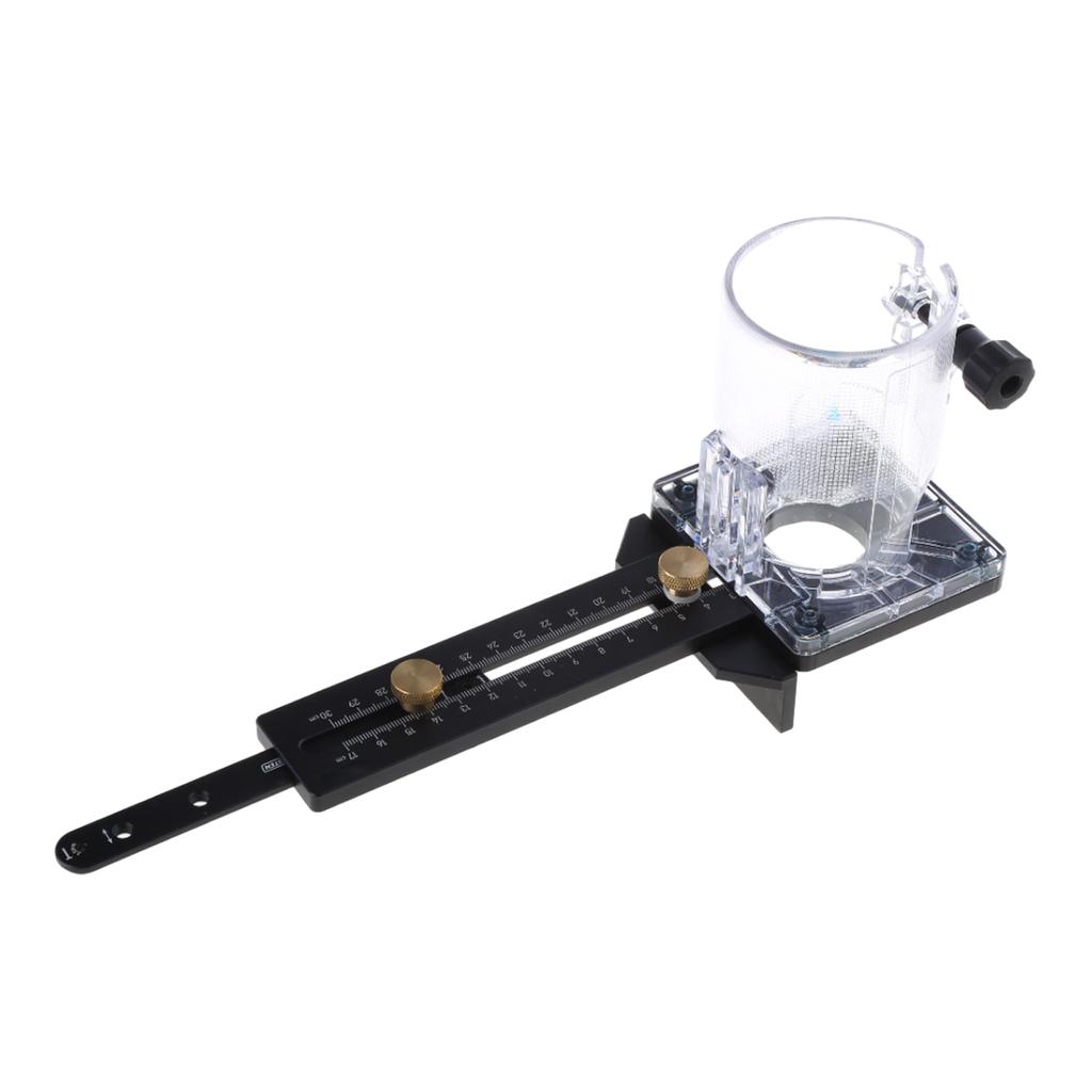 Portable Circle Cutting Jig for Electric Trimming Machine Wood Router Milling Circle Slotting Base DIY Tools with Scale